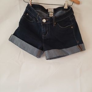Dark Jean Shorts